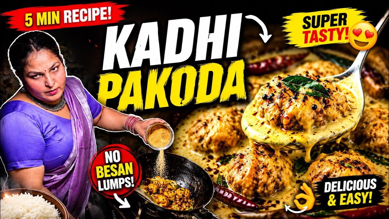 Kadhi Pakoda Recipe